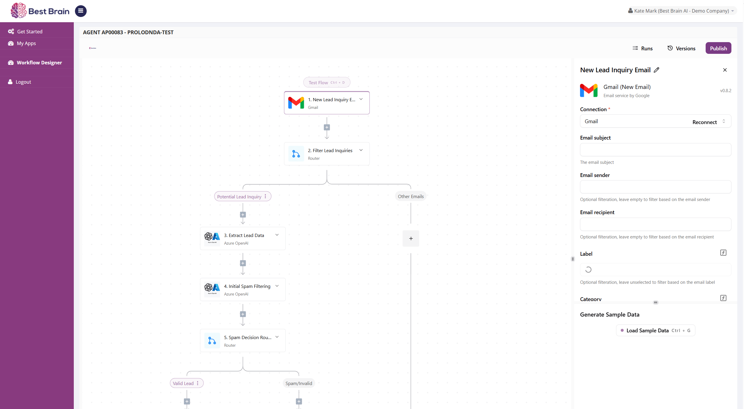 Process Automation Builder - BestBrain